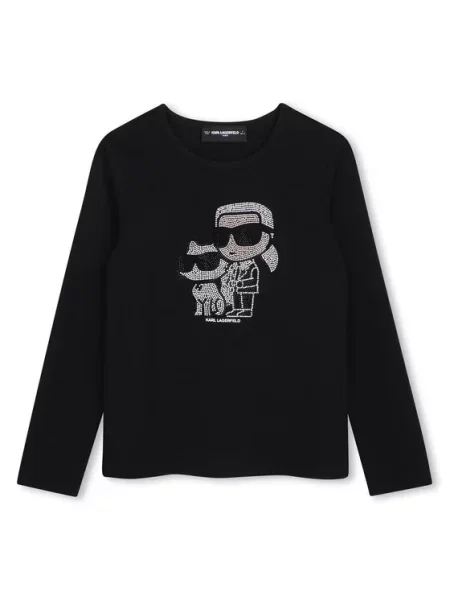 Μπλούζα Karl Lagerfeld μαύρο
