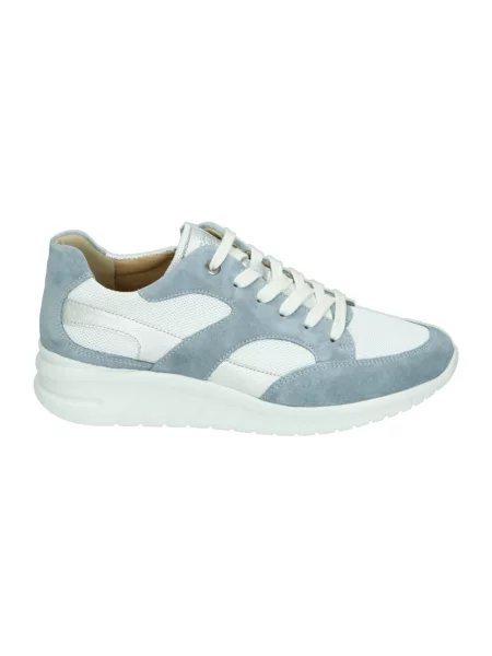 Sneakersy Hartjes zamszowe białe