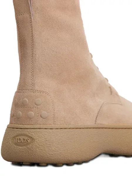 Botine Tod's cu șireturi din dantelă
