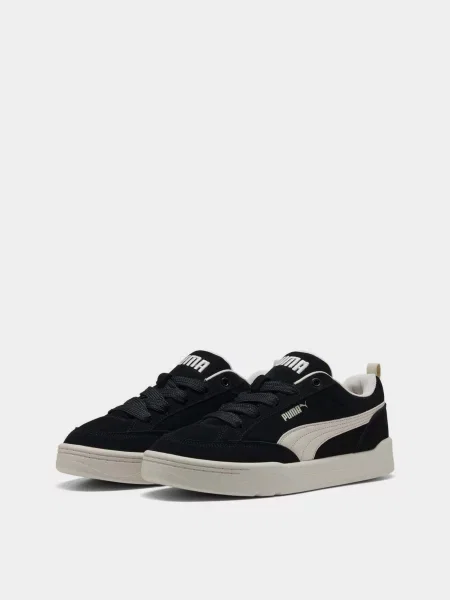 Кожаные кеды Puma черные