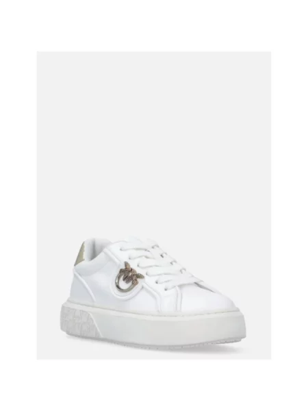 Sneakersy Pinko skórzane białe