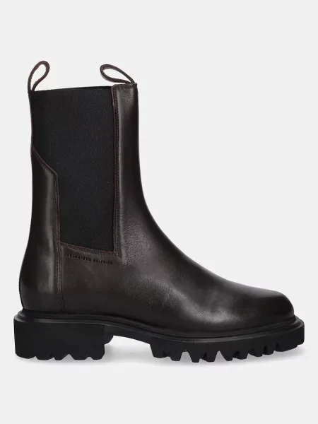 Кожаные ботинки Allsaints коричневые