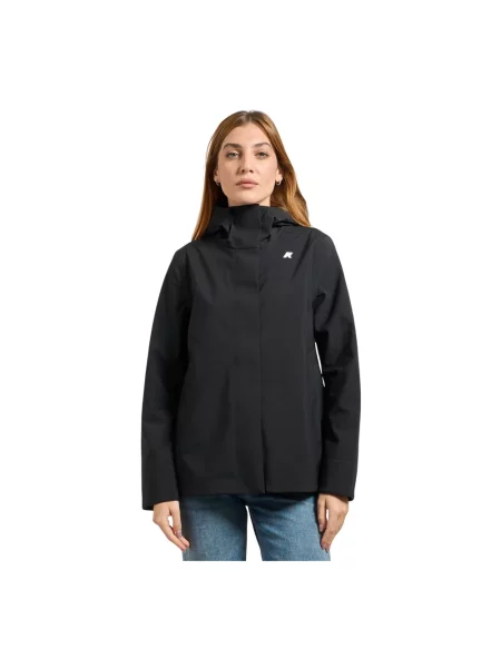 K-Way Kurtki Kobieta L Kurtka Rozkloszowana Aw 25 czarny