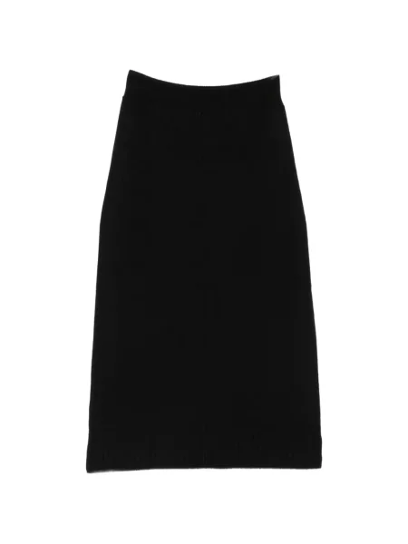Fustă midi Lorena Antoniazzi tricotate negru
