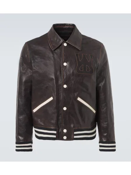 Usnjena jakna Wales Bonner rjava