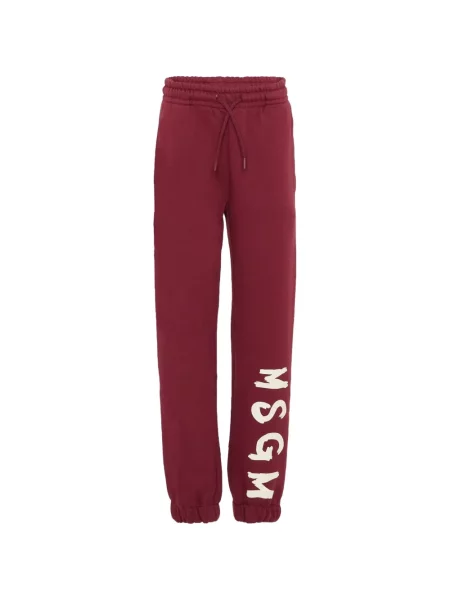 Dětské kalhoty Msgm červené
