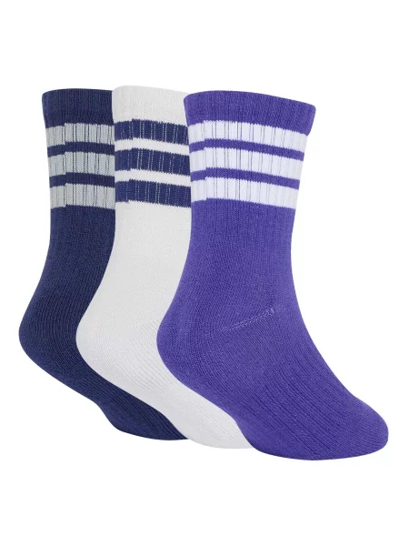Skarpetki Adidas Sport 3S Kd C Crw 3P Dzieci fioletowe