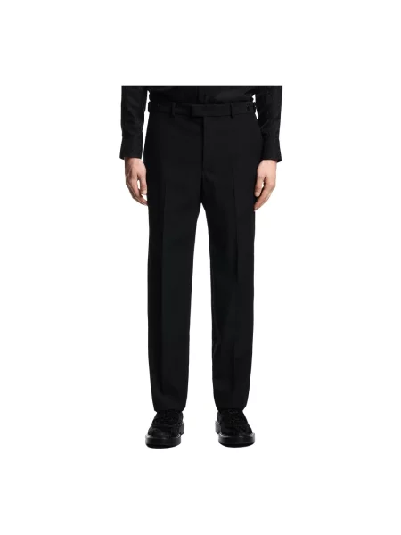 Spodnie Emporio Armani wełniane czarne