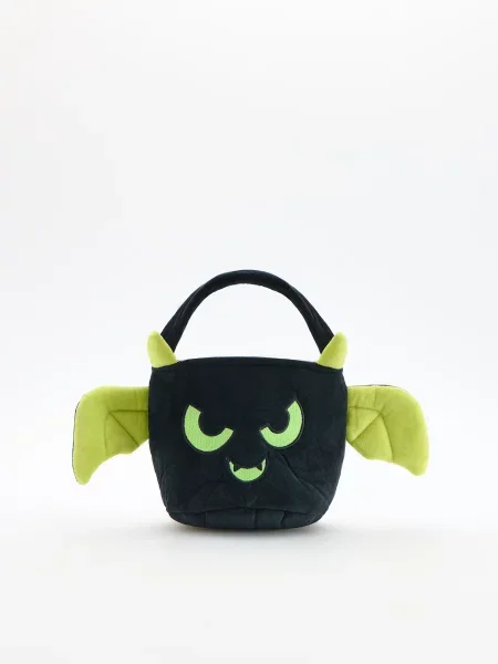 Reserved Koszyk na halloween świecący w ciemności szary