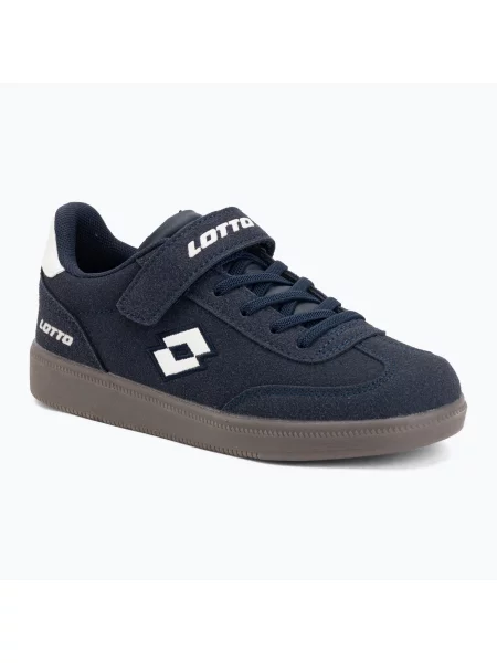Încălțăminte pentru copii Lotto Vintal SC Kids navy/white alb