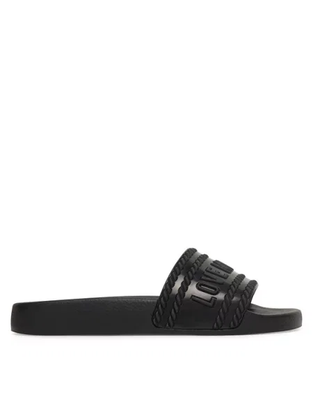 LOVE MOSCHINO Klapki czarny