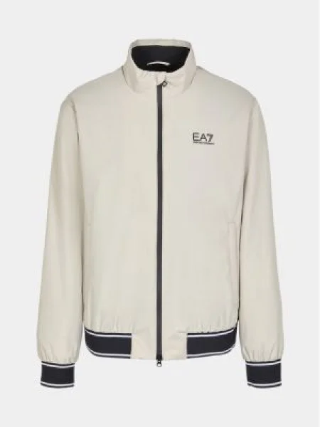 Emporio Armani Bomber dzseki Ezüst Regular Fit fekete