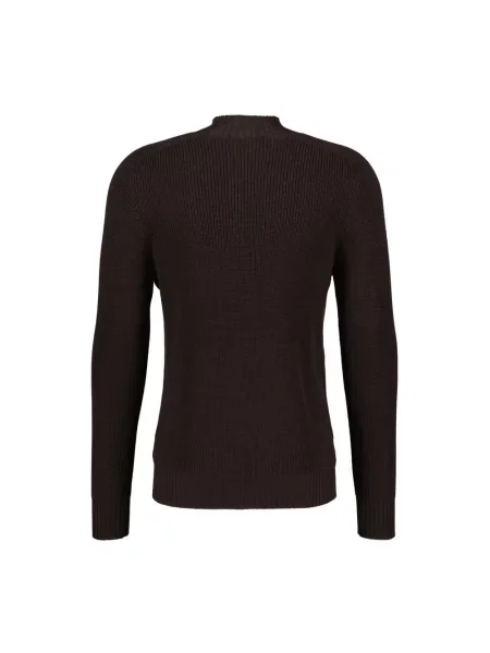 Sweter z golfem Gran Sasso brązowy