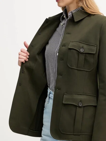 Піджак Polo Ralph Lauren однобортний однотонний зелений