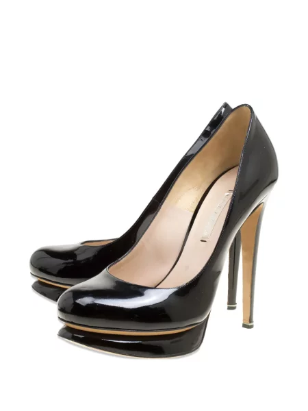 Pantofi cu toc Nicholas Kirkwood din piele negru