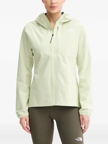 Geacă The North Face cu glugă verde