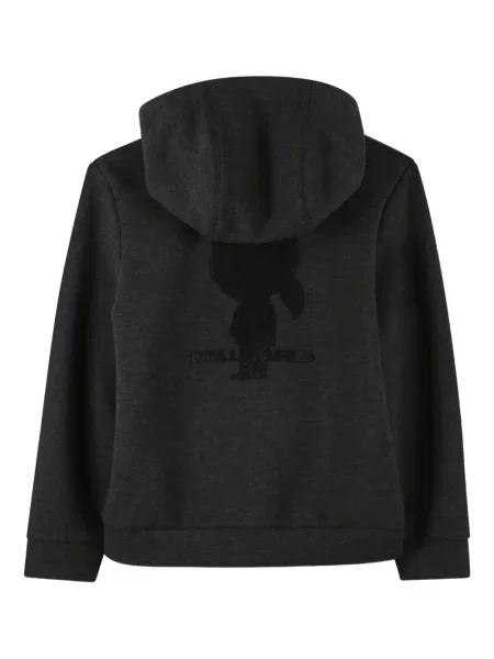 Bluza z kapturem dziecięca Karl Lagerfeld szara