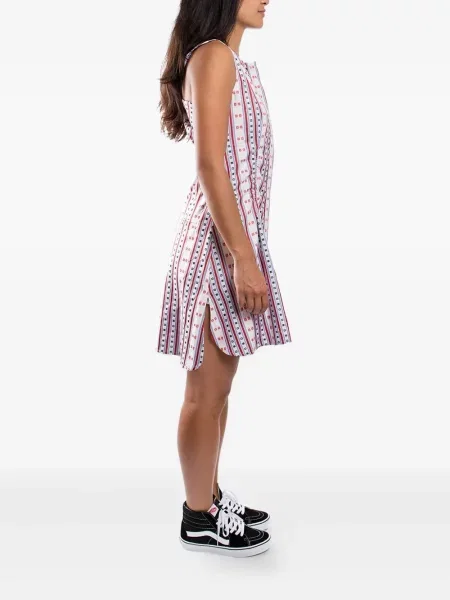 Rochie fără mâneci Carven fără mâneci cu dungi de costum