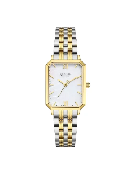 Régler Ceas analogic Régler Élégance Steel Bicolor Silver/Gold Pearl auriu
