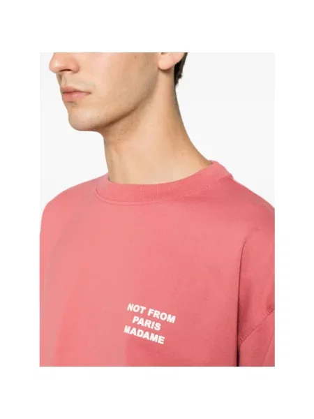 Drôle de Monsieur Slogan longsleeve różowa