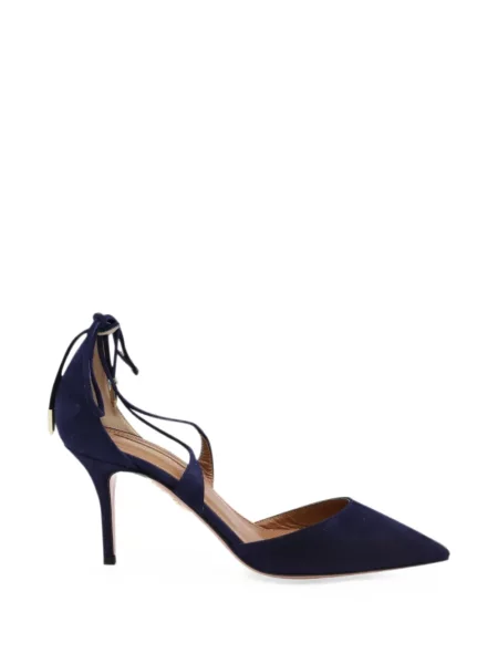 Pantofi cu toc Aquazzura albastru