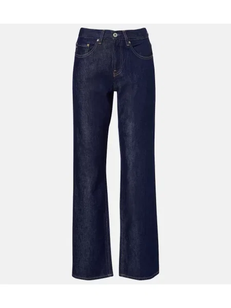 Széles szárú farmerek Ag Jeans kék