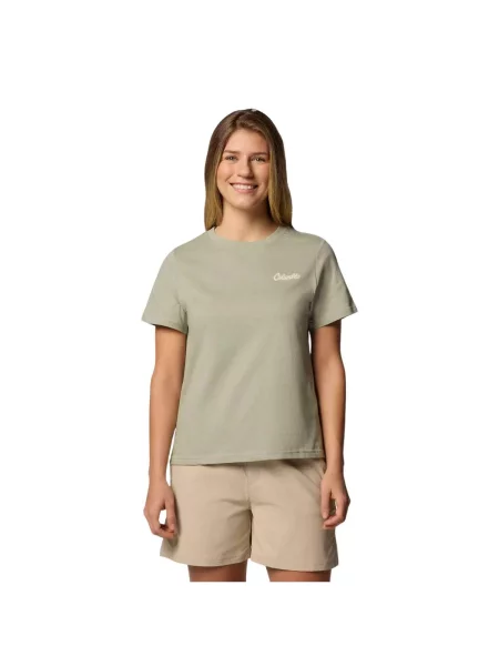 T-shirt sportowy z krótkim rękawem Rolling Bend Graphic SS Tee zielona