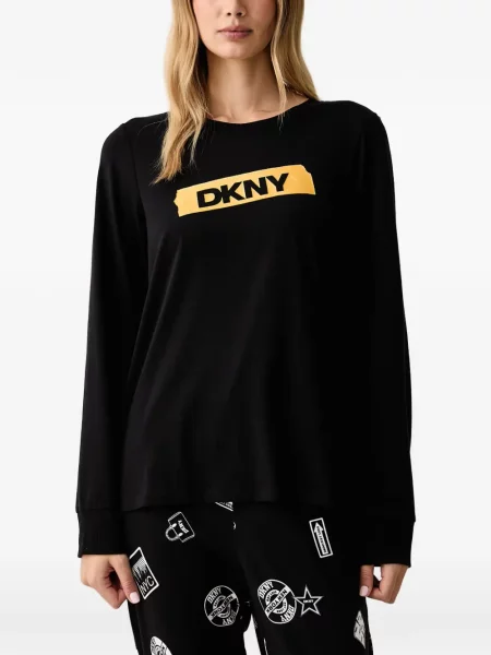 Pijamale Dkny cu imagine negru