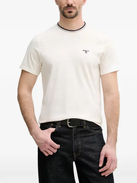 Tricou Barbour alb