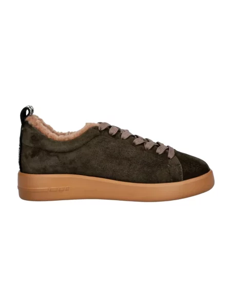 Sneakersy Coccinelle skórzane zielone