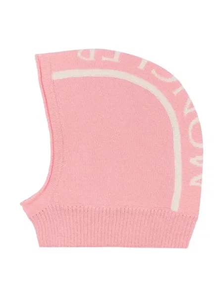 Czapka dziecięca Moncler Enfant różowa