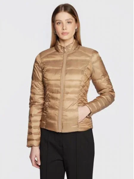 GUESS Cu două fețe geacă JANIS maro