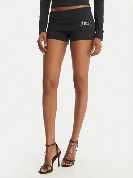 Juicy Couture Sport rövidnadrág Roll Down fekete