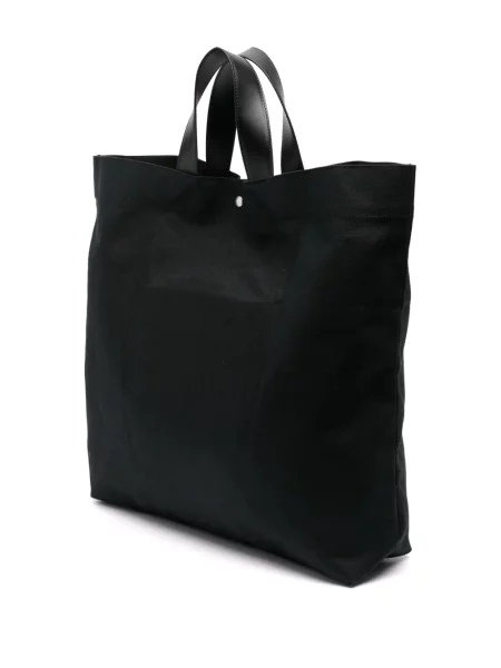 Raštuota drobė rankinė Jil Sander juoda