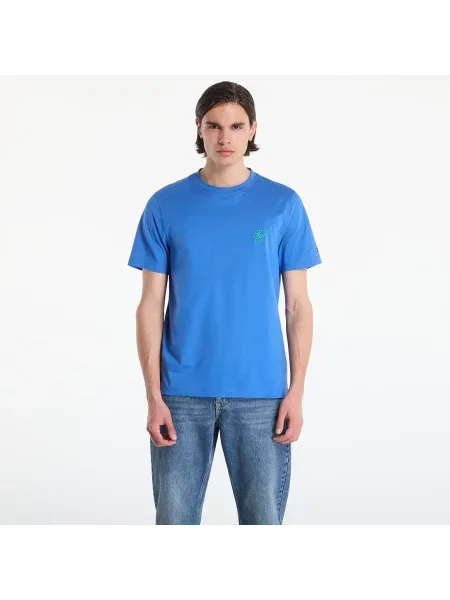 T-shirt Tommy Hilfiger Script Monogram Swimshop Tee Blue Orbit M μπλε