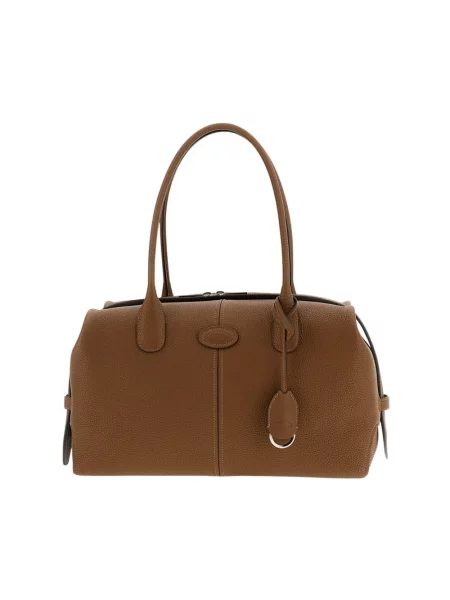 Shopperka Tod's skórzana brązowa