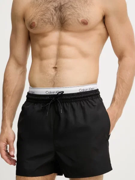 Calvin Klein plavecké šortky pánske čierna