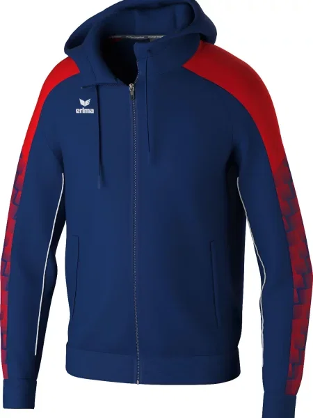 Bluza dresowa z kapturem Erima Evo Star czerwona