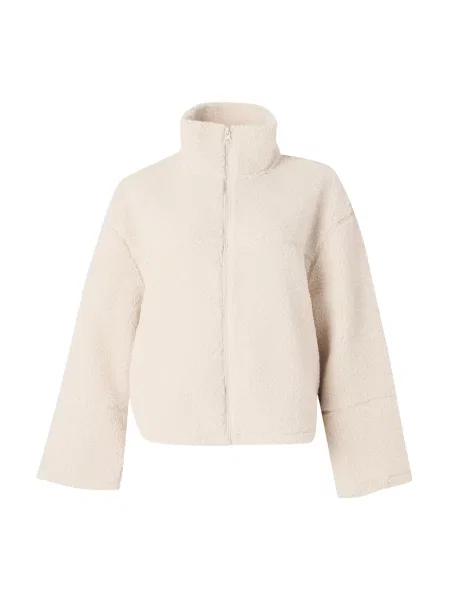 Anna Field Jachetă fleece lână alb