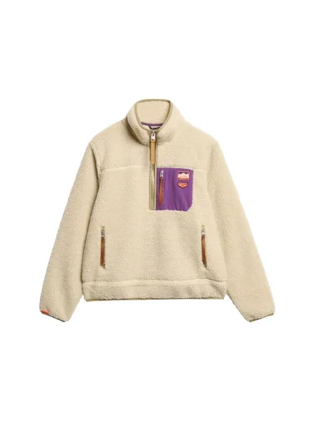 Superdry & Co Svetr / fialová béžová