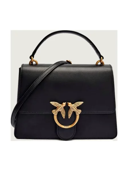 Rucsac Pinko din piele negru