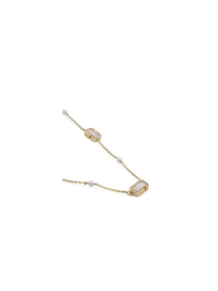 Marc Jacobs Ogrlica The J Mrc Luxe Station zlata