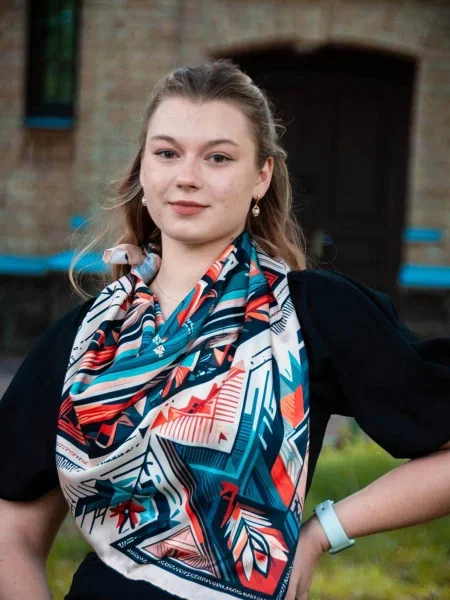 MyScarf Basic Хустка Мультиколор Шовк