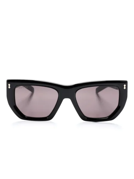 Ochelari de soare Gucci Eyewear cu imprimeu geometric negru