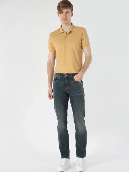 Джинси Colin’s комбінований верх зелений