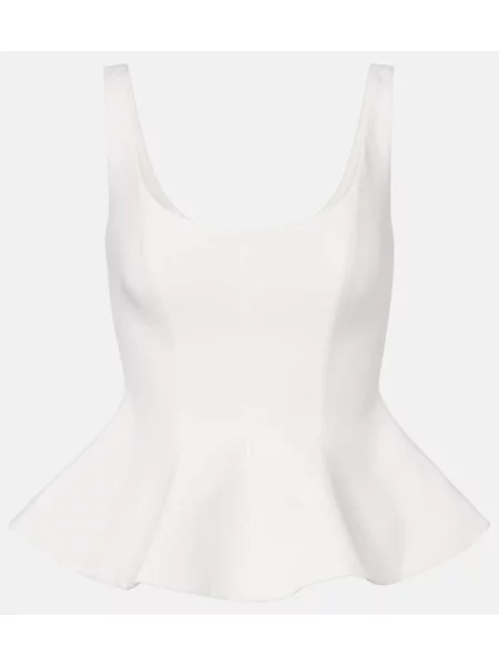 Top Roland Mouret alb