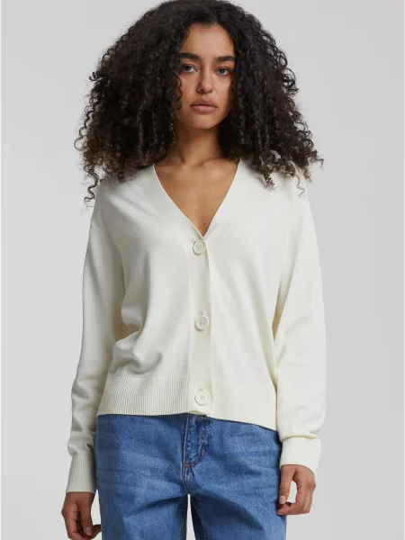 Cardigan Urban Classics scurt gri