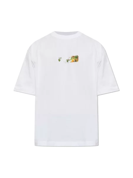 Koszulka Off-white z nadrukiem biała