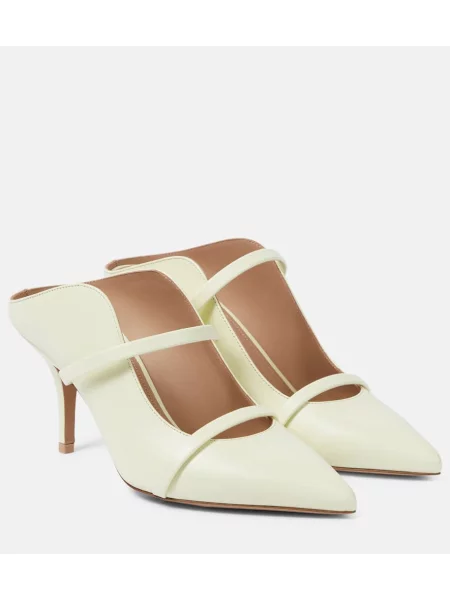 Usnjene mules Malone Souliers rumena