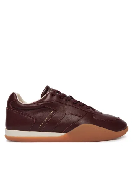 Sneakersy Tommy Hilfiger brązowe